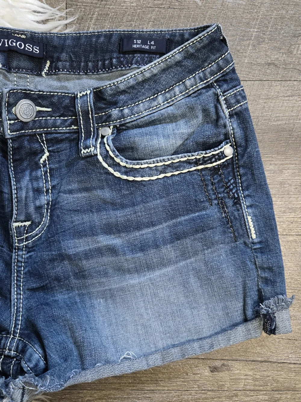Vigoss Women's Blue Denim Shorts